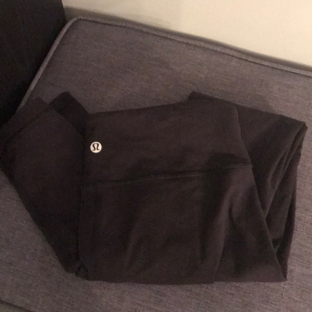 Black lulu leggings full length